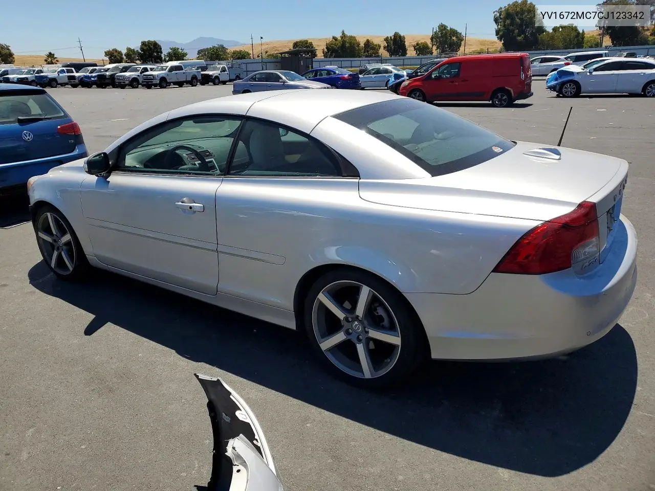 2012 Volvo C70 T5 VIN: YV1672MC7CJ123342 Lot: 60194216