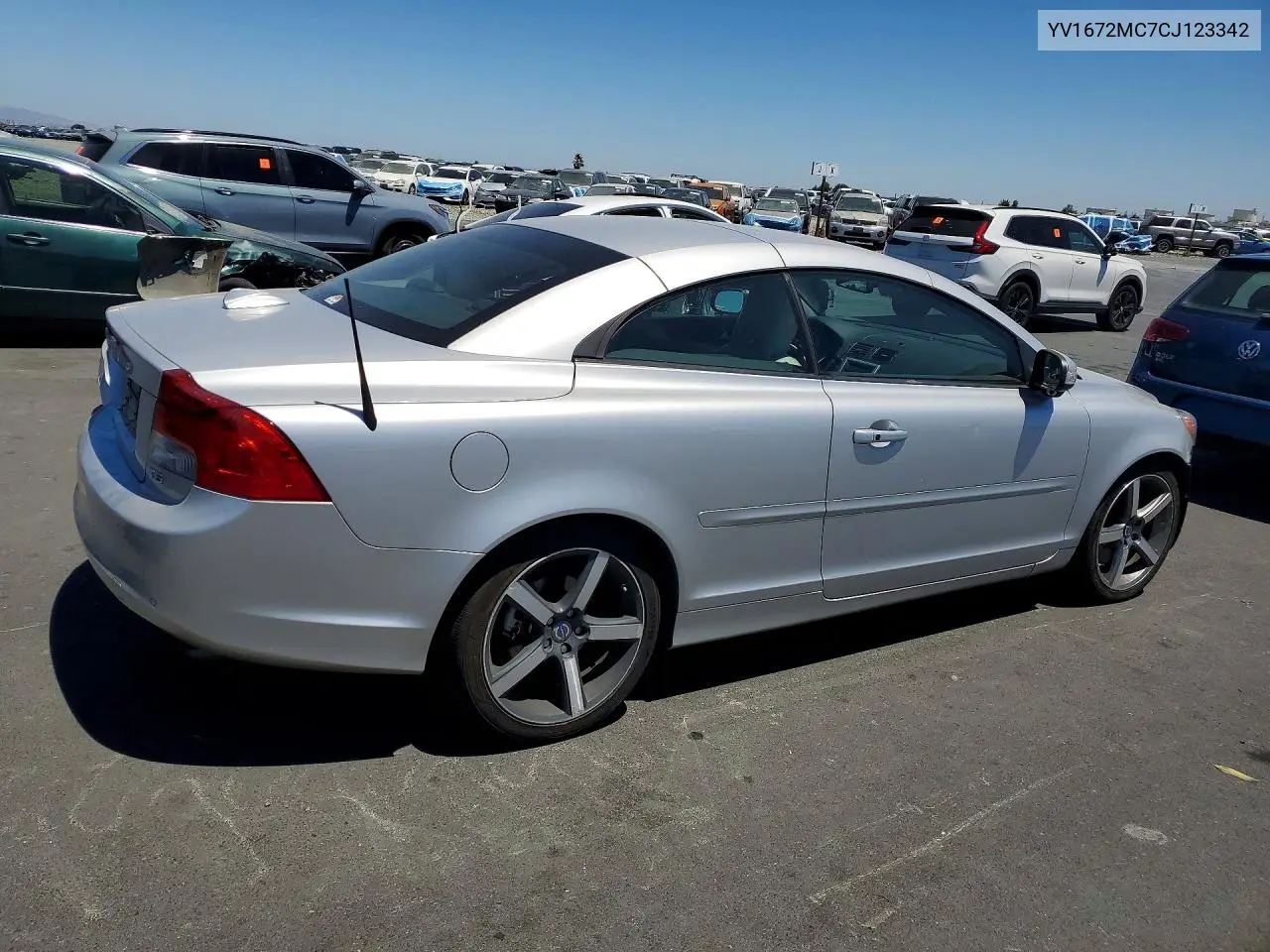 2012 Volvo C70 T5 VIN: YV1672MC7CJ123342 Lot: 60194216