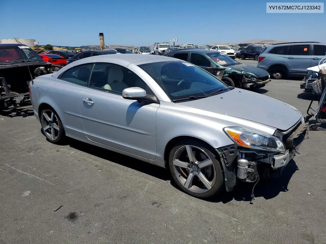 2012 Volvo C70 T5 VIN: YV1672MC7CJ123342 Lot: 60194216