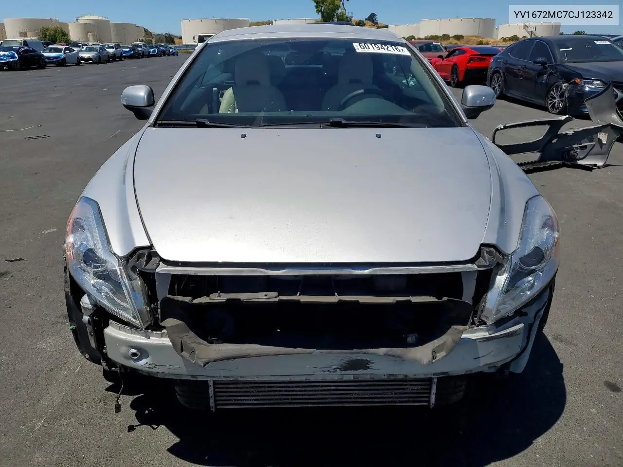2012 Volvo C70 T5 VIN: YV1672MC7CJ123342 Lot: 60194216
