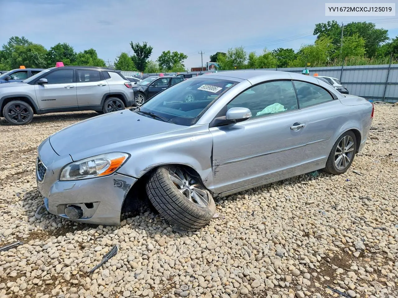 2012 Volvo C70 T5 VIN: YV1672MCXCJ125019 Lot: 60389886