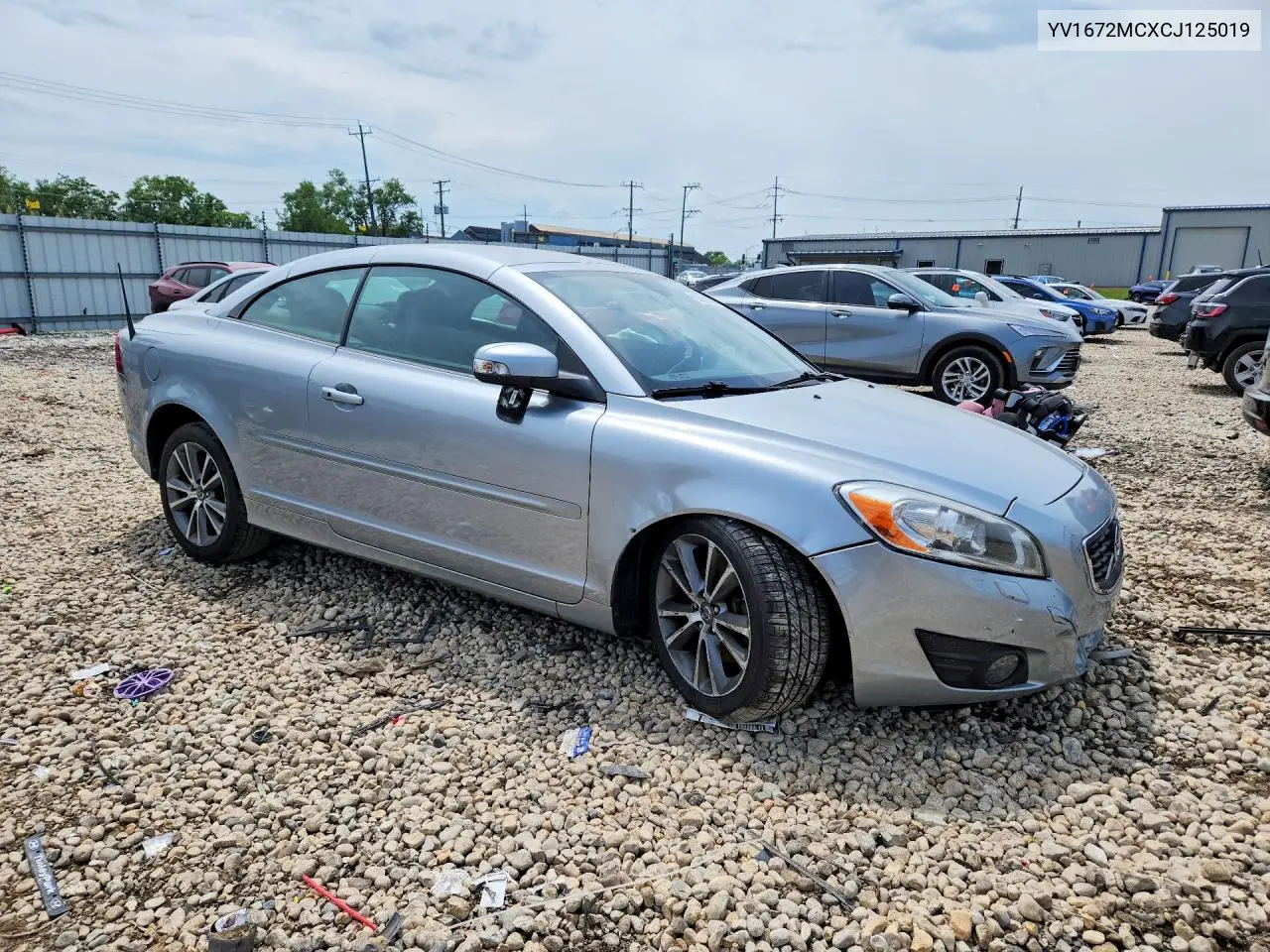 2012 Volvo C70 T5 VIN: YV1672MCXCJ125019 Lot: 60389886