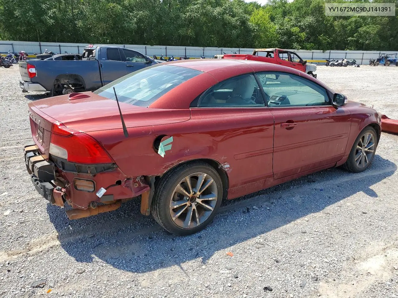 2013 Volvo C70 T5 VIN: YV1672MC9DJ141391 Lot: 55936646