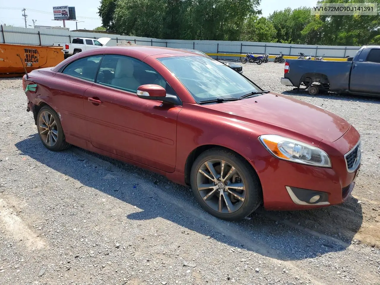 2013 Volvo C70 T5 VIN: YV1672MC9DJ141391 Lot: 55936646