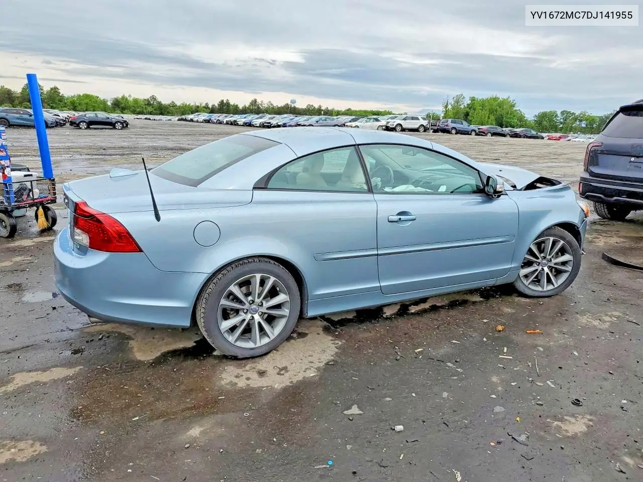 2013 Volvo C70 T5 VIN: YV1672MC7DJ141955 Lot: 56706536