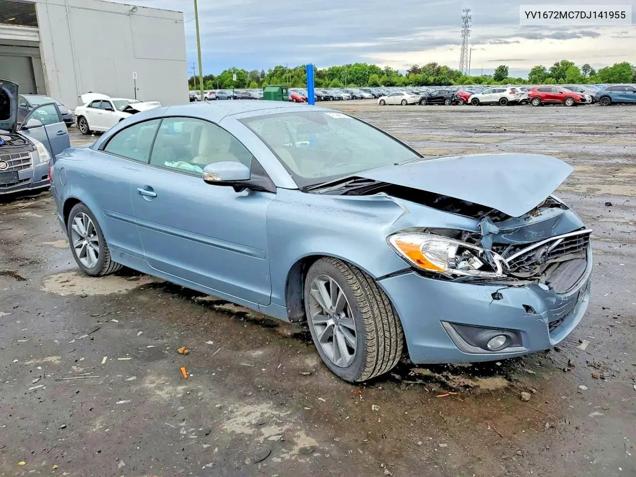 2013 Volvo C70 T5 VIN: YV1672MC7DJ141955 Lot: 56706536