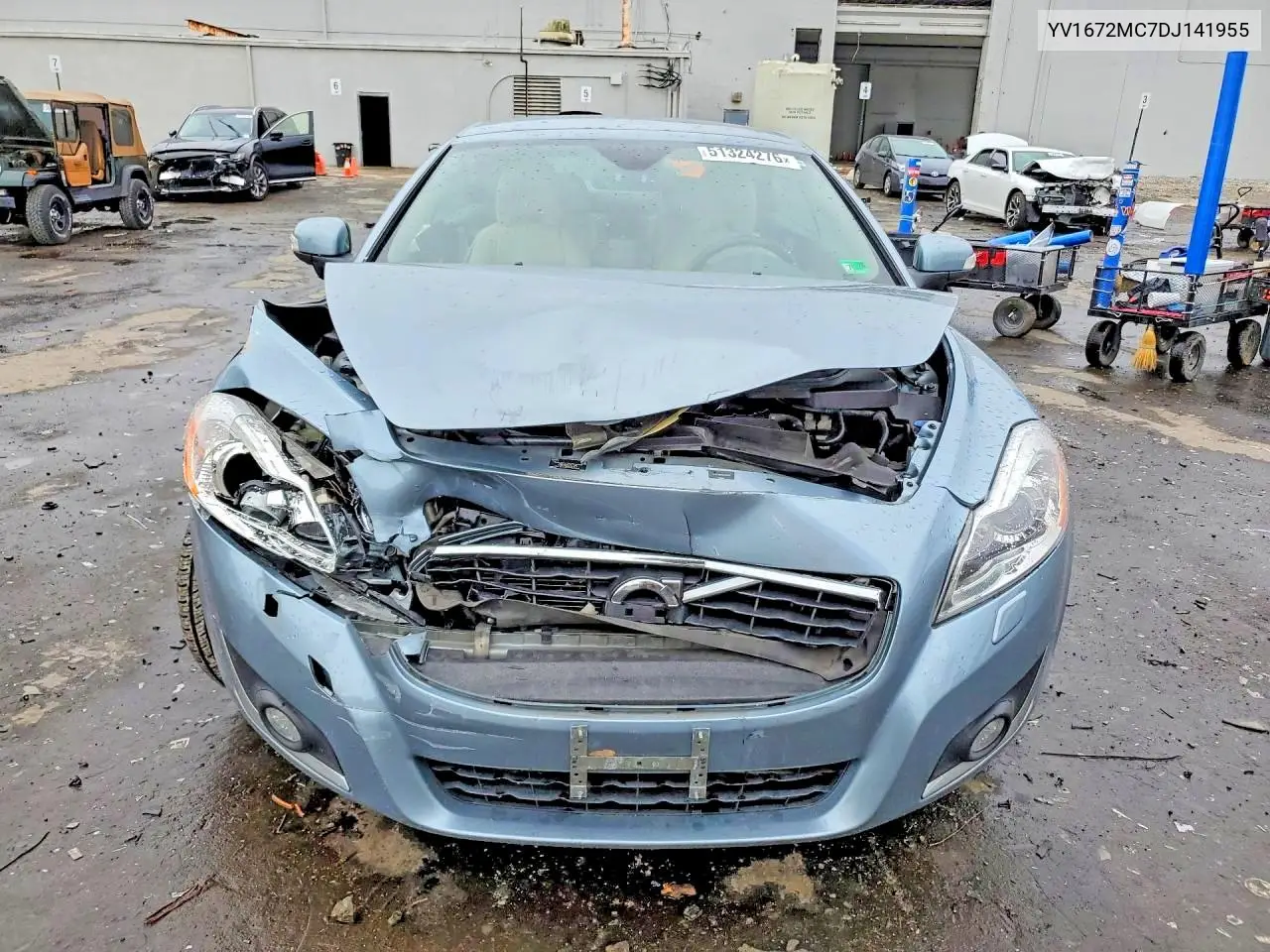 2013 Volvo C70 T5 VIN: YV1672MC7DJ141955 Lot: 56706536