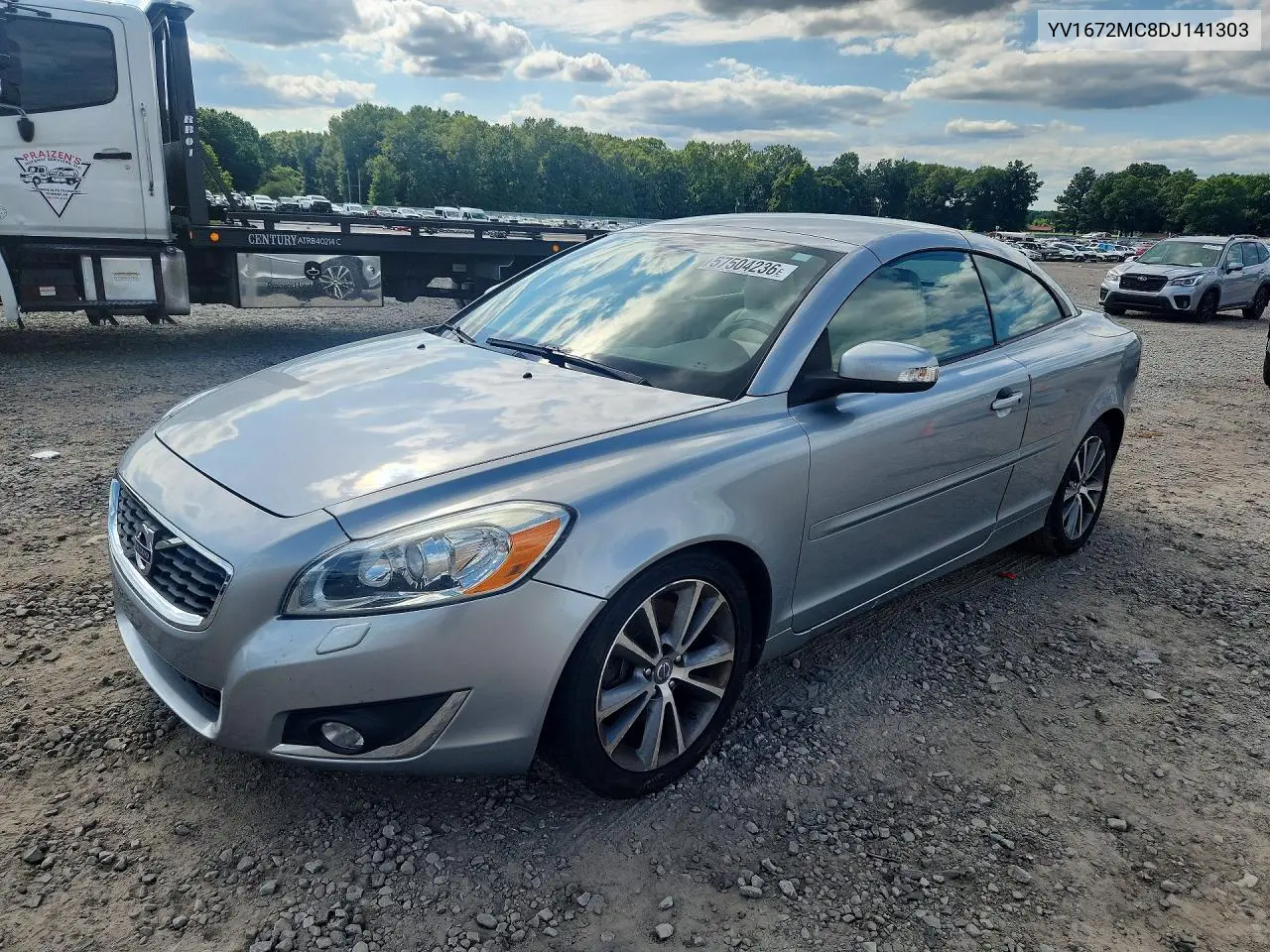 2013 Volvo C70 T5 VIN: YV1672MC8DJ141303 Lot: 57504236