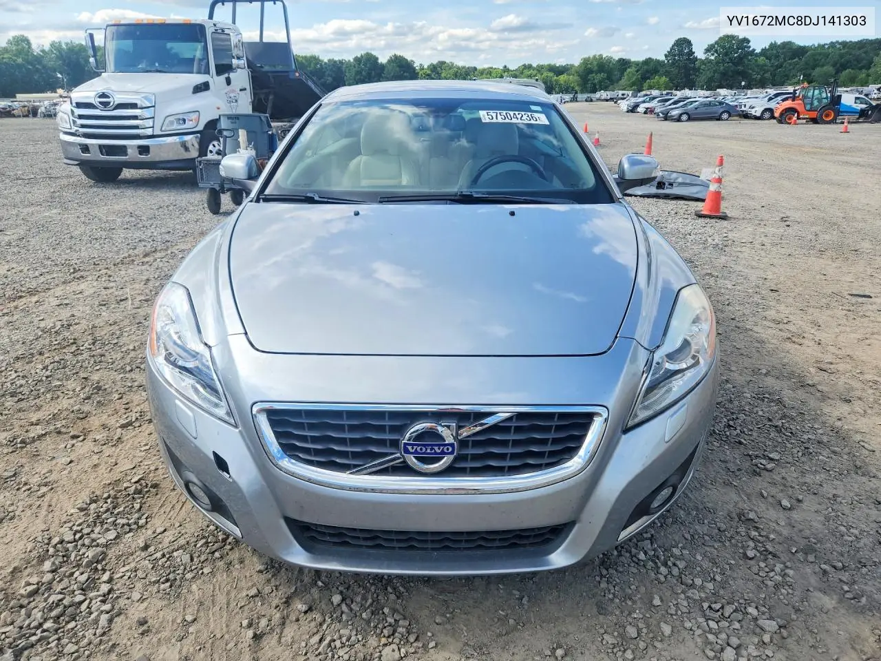 2013 Volvo C70 T5 VIN: YV1672MC8DJ141303 Lot: 57504236