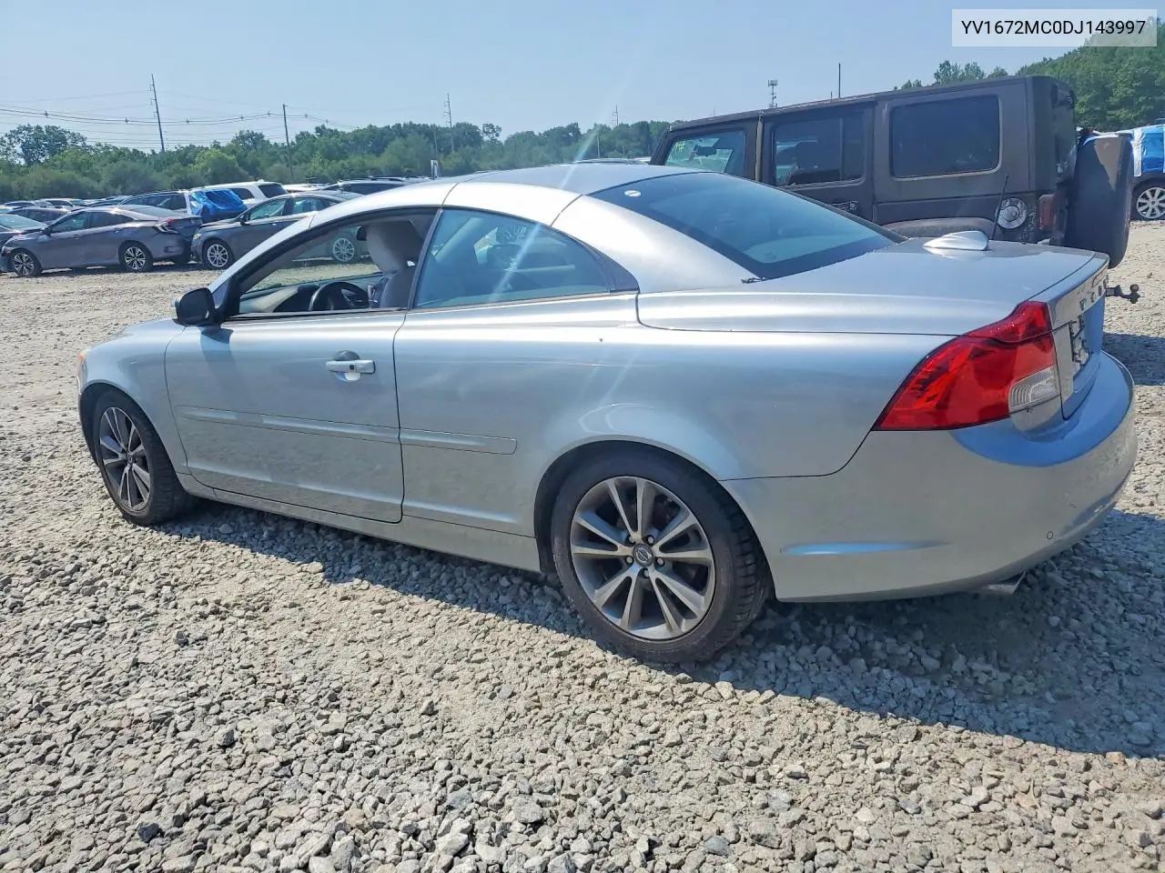 2013 Volvo C70 T5 VIN: YV1672MC0DJ143997 Lot: 58180776