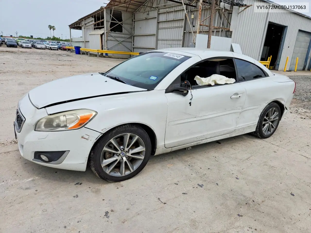 2013 Volvo C70 T5 VIN: YV1672MC5DJ137063 Lot: 58292346
