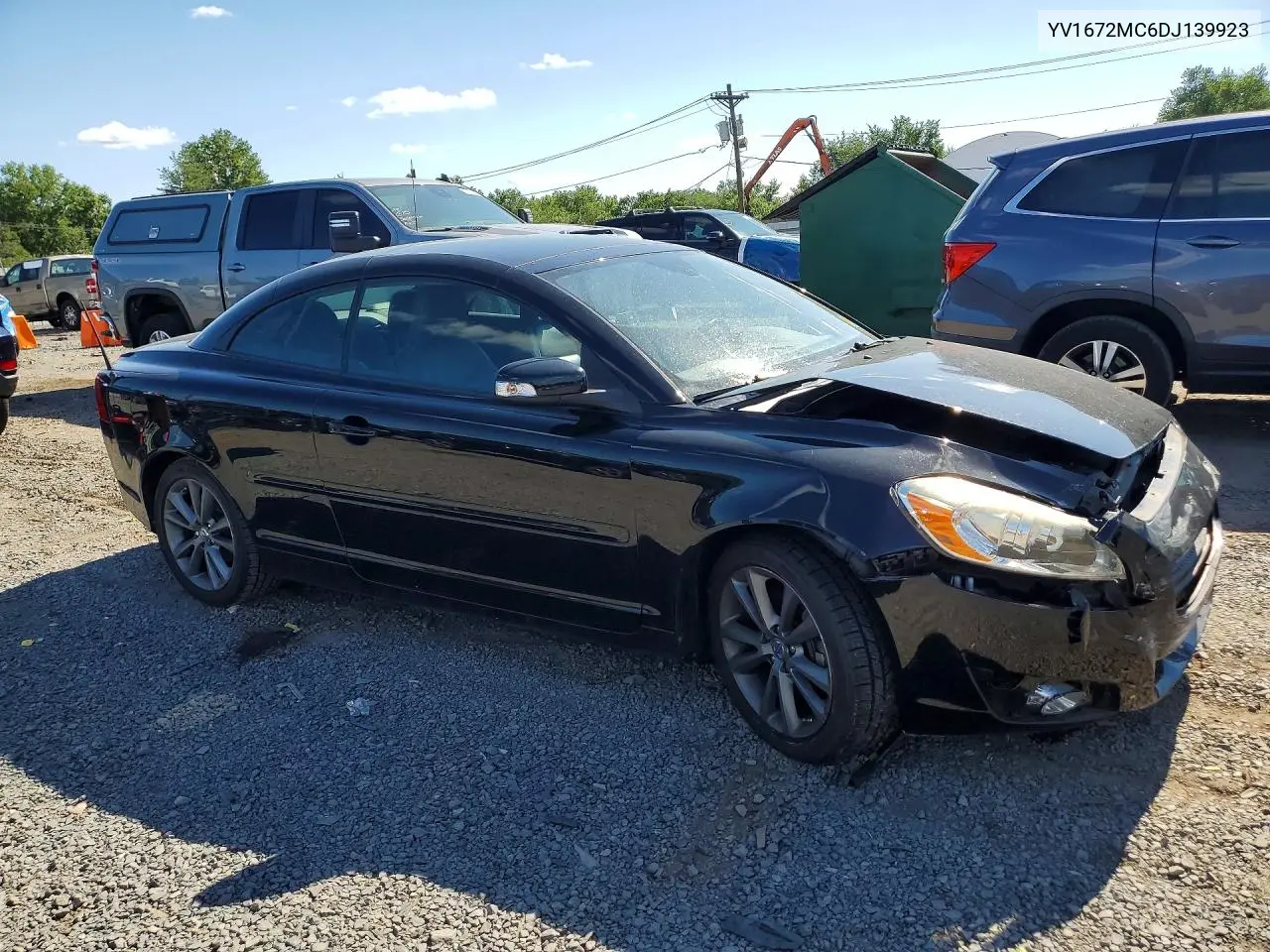 2013 Volvo C70 T5 VIN: YV1672MC6DJ139923 Lot: 60089196