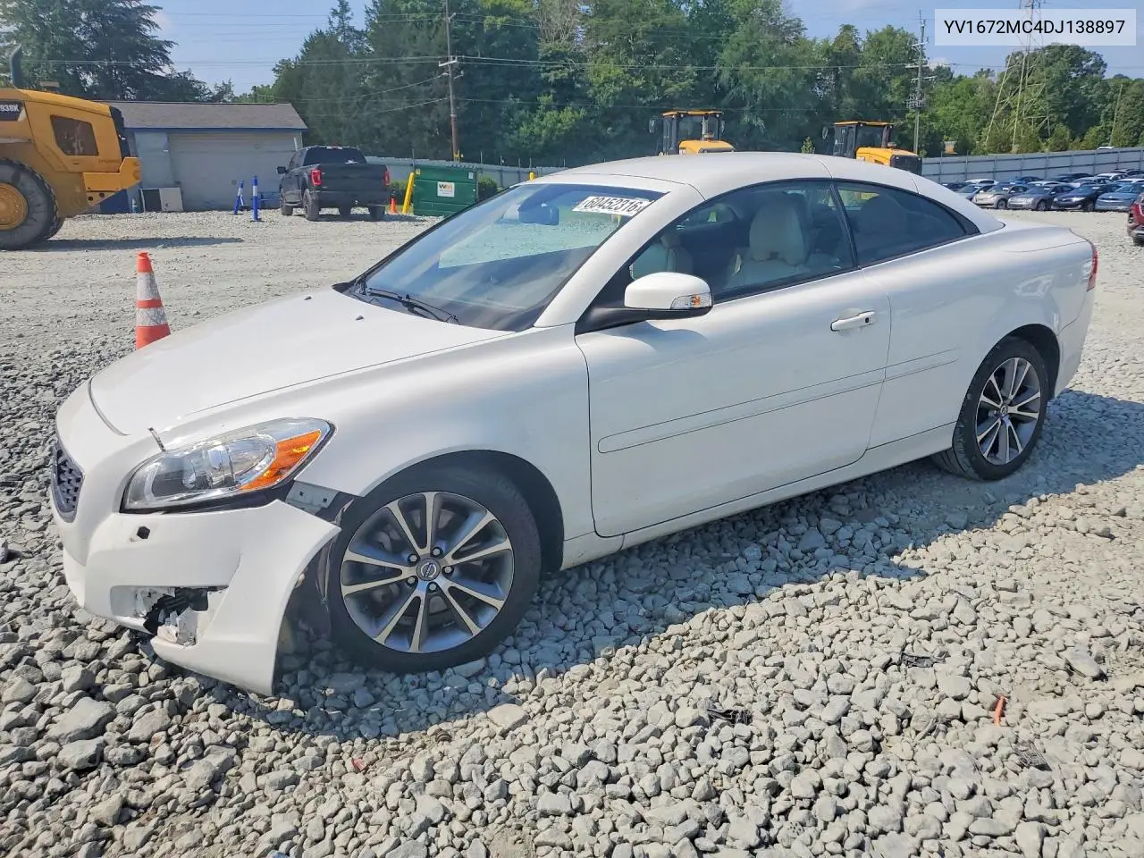 2013 Volvo C70 T5 VIN: YV1672MC4DJ138897 Lot: 60452316