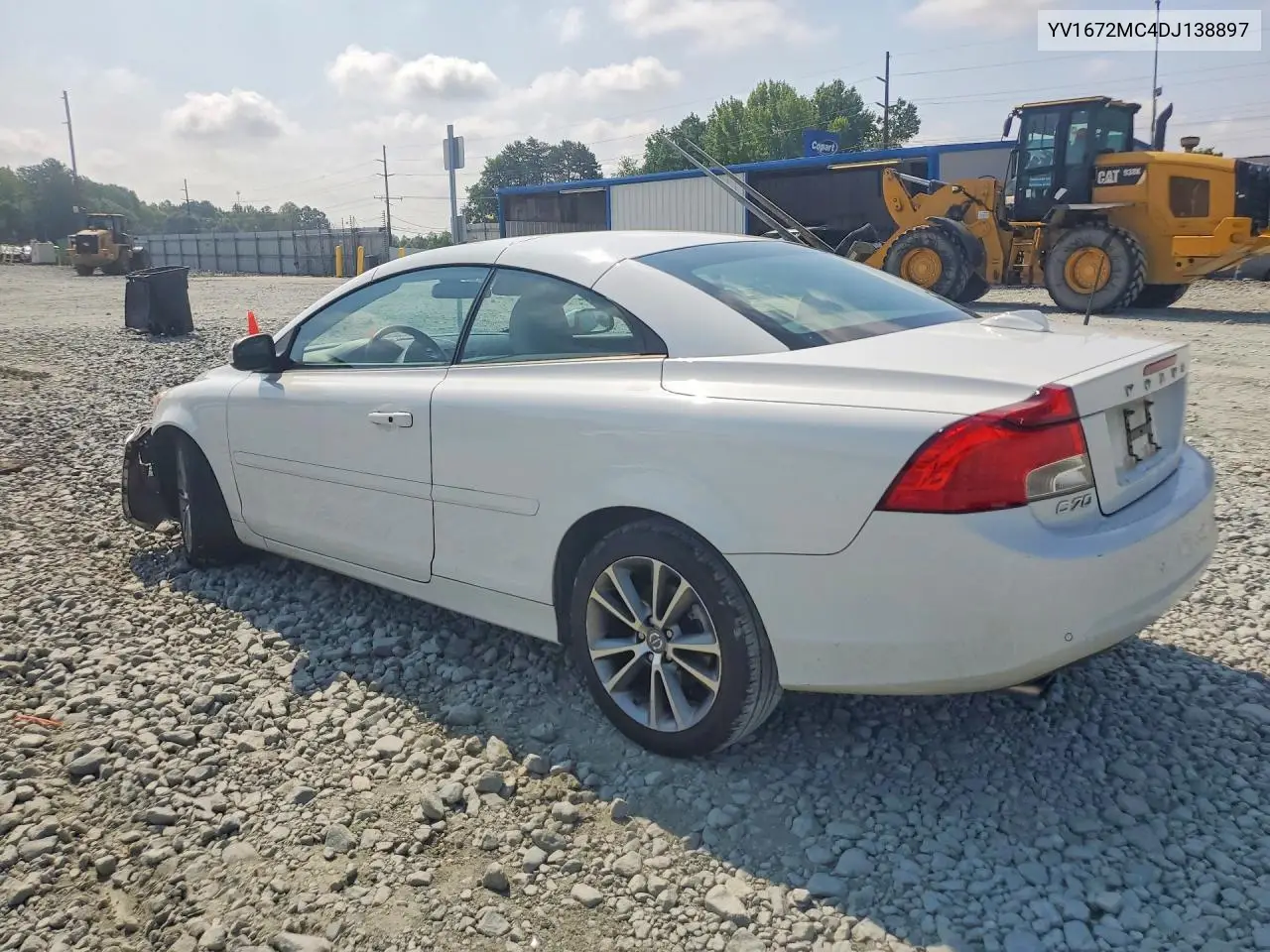 2013 Volvo C70 T5 VIN: YV1672MC4DJ138897 Lot: 60452316