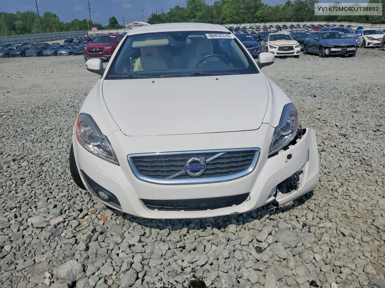 2013 Volvo C70 T5 VIN: YV1672MC4DJ138897 Lot: 60452316