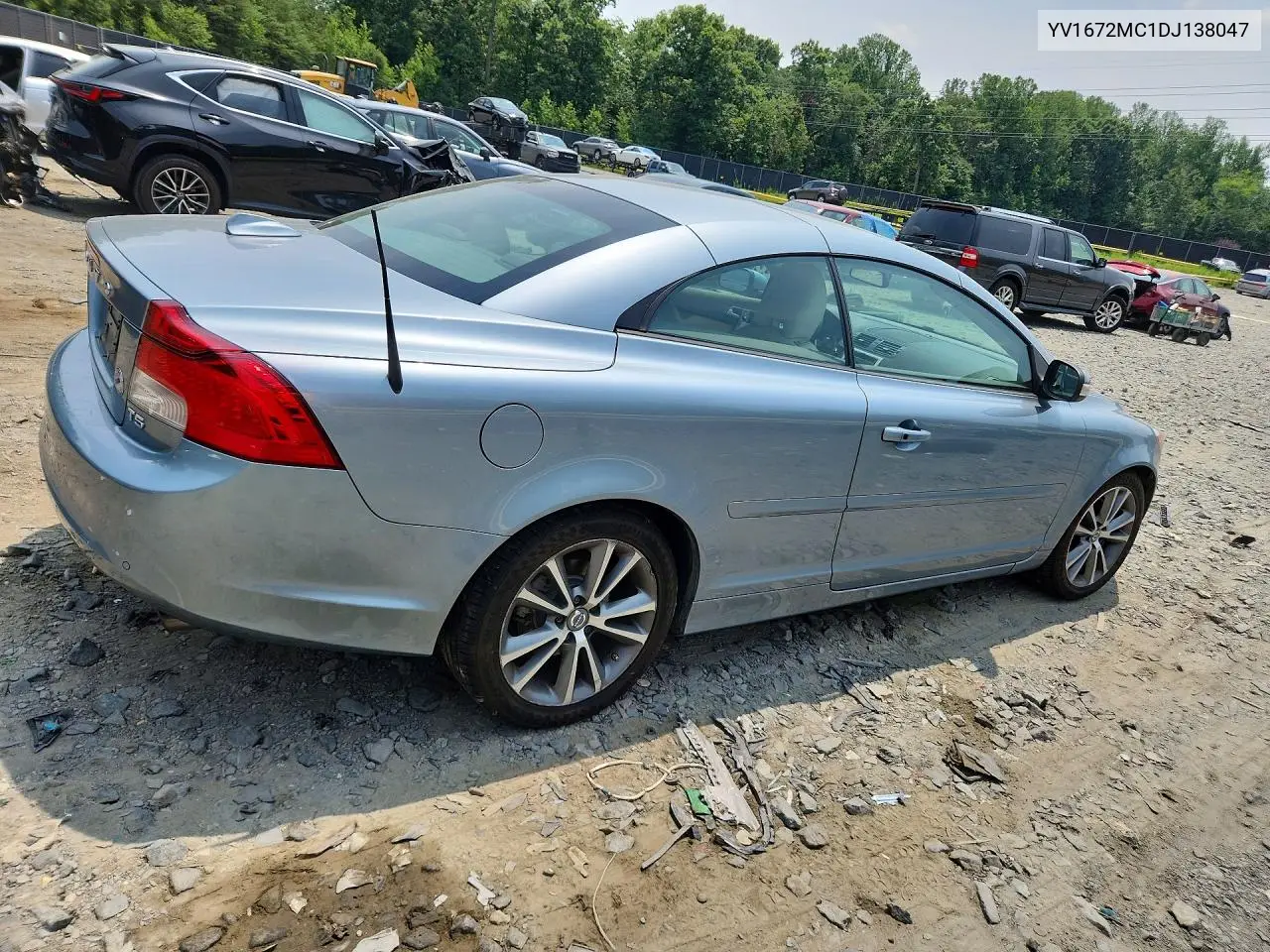 2013 Volvo C70 T5 VIN: YV1672MC1DJ138047 Lot: 60776076