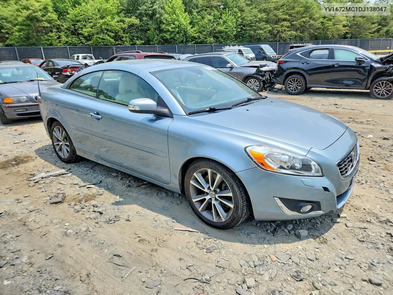 2013 Volvo C70 T5 VIN: YV1672MC1DJ138047 Lot: 60776076