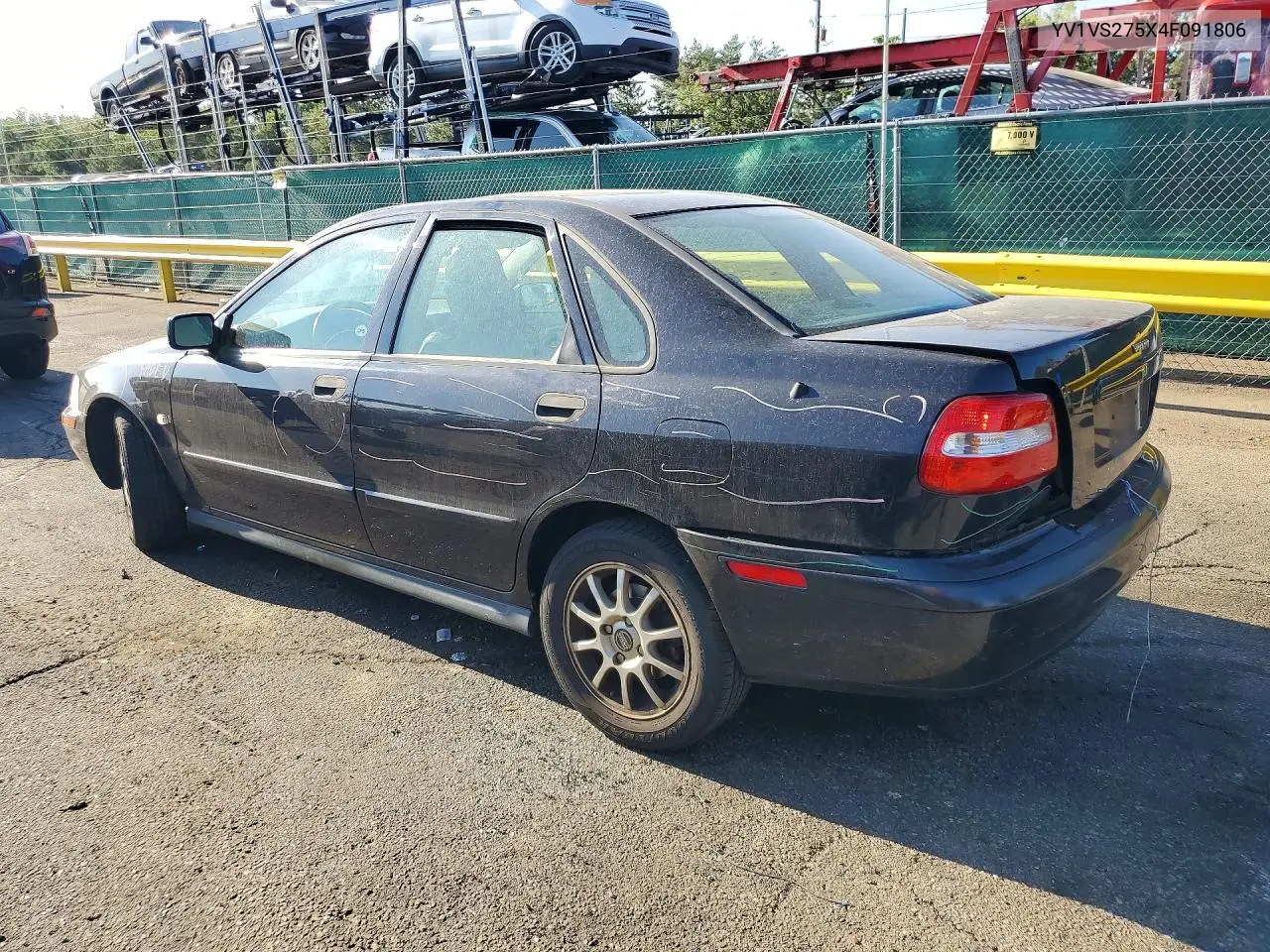2004 Volvo S40 1.9T VIN: YV1VS275X4F091806 Lot: 60473856