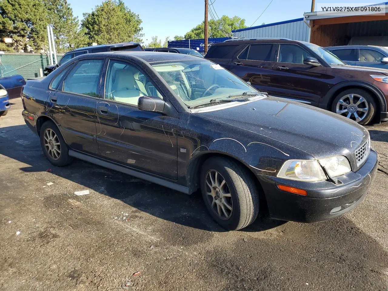 2004 Volvo S40 1.9T VIN: YV1VS275X4F091806 Lot: 60473856