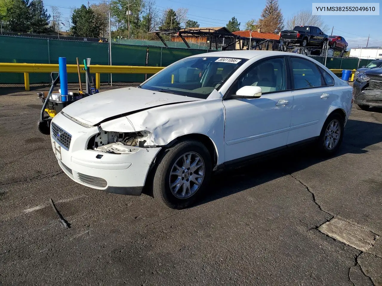 2005 Volvo S40 2.4I VIN: YV1MS382552049610 Lot: 50411066
