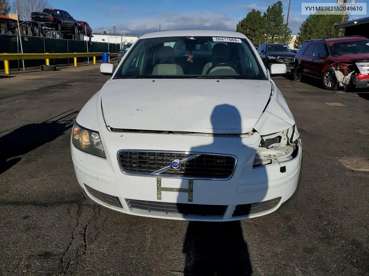 2005 Volvo S40 2.4I VIN: YV1MS382552049610 Lot: 50411066