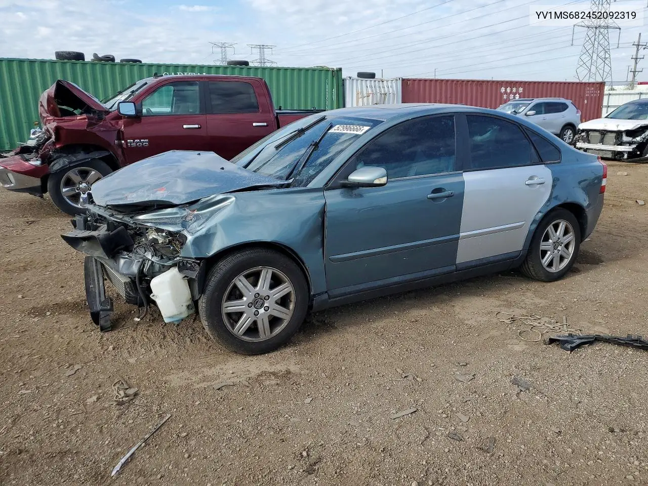 2005 Volvo S40 T5 VIN: YV1MS682452092319 Lot: 52996666