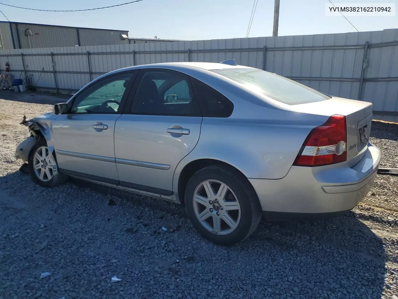 2006 Volvo S40 2.4I VIN: YV1MS382162210942 Lot: 50299706