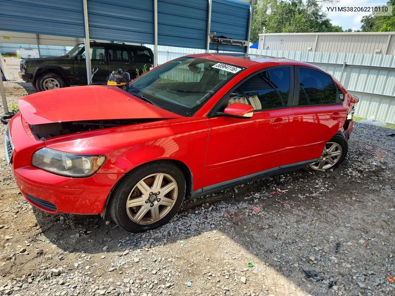 2006 Volvo S40 2.4I VIN: YV1MS382062210110 Lot: 58964116