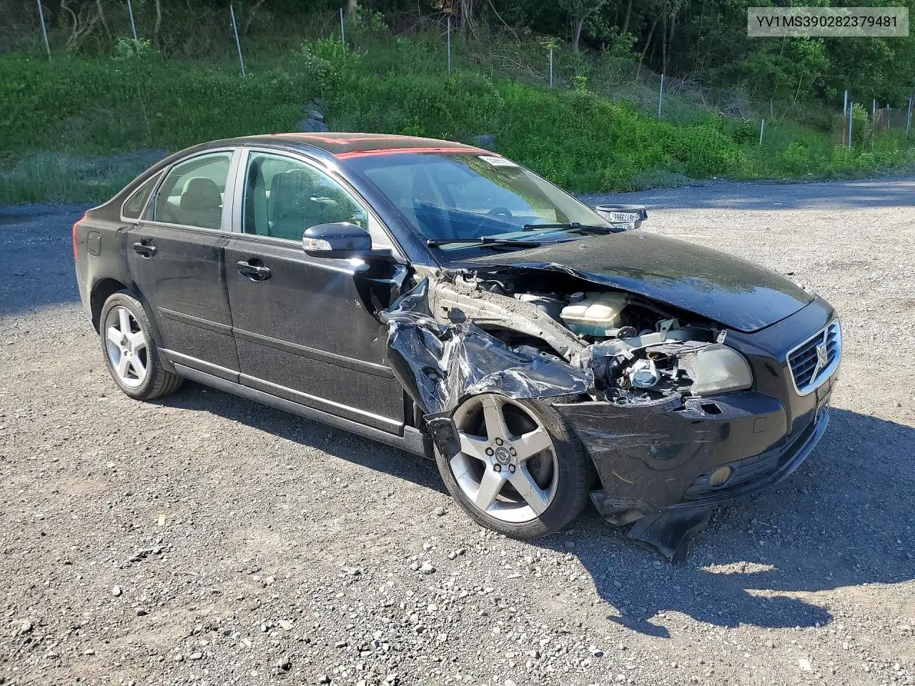 2008 Volvo S40 2.4I VIN: YV1MS390282379481 Lot: 55096886