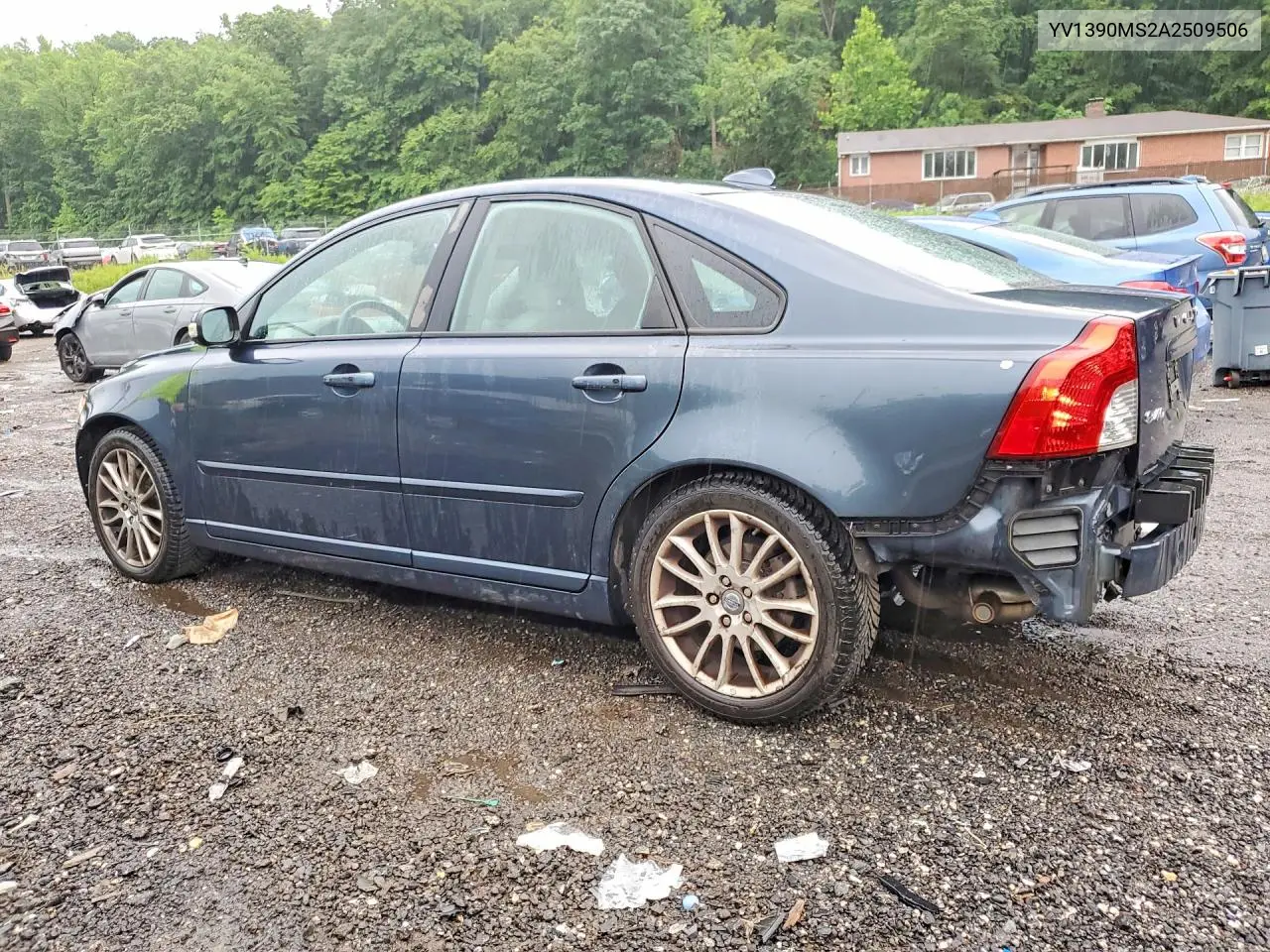 2010 Volvo S40 2.4I VIN: YV1390MS2A2509506 Lot: 56611856