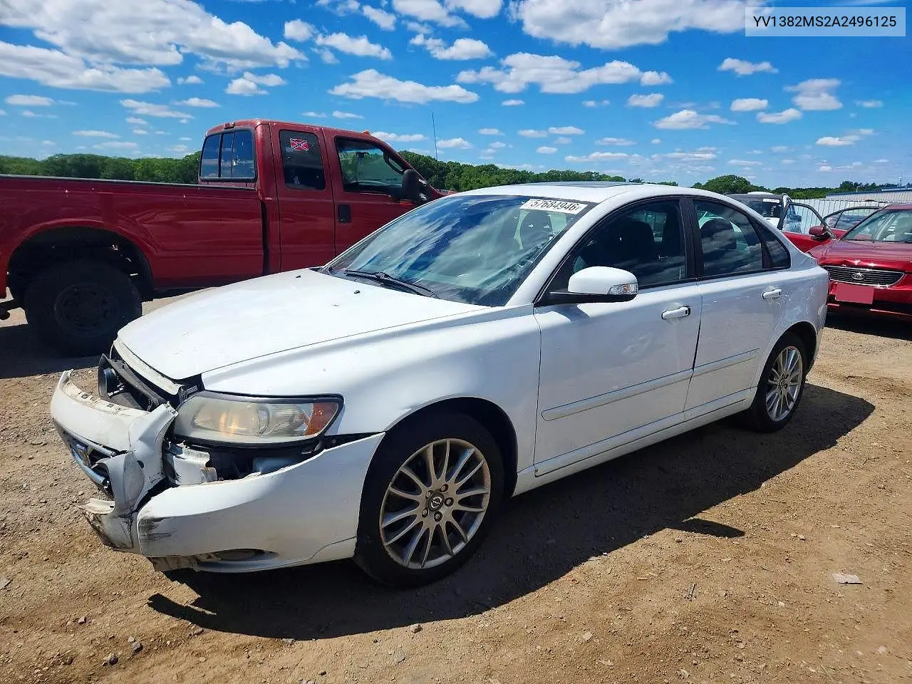 2010 Volvo S40 2.4I VIN: YV1382MS2A2496125 Lot: 57684946