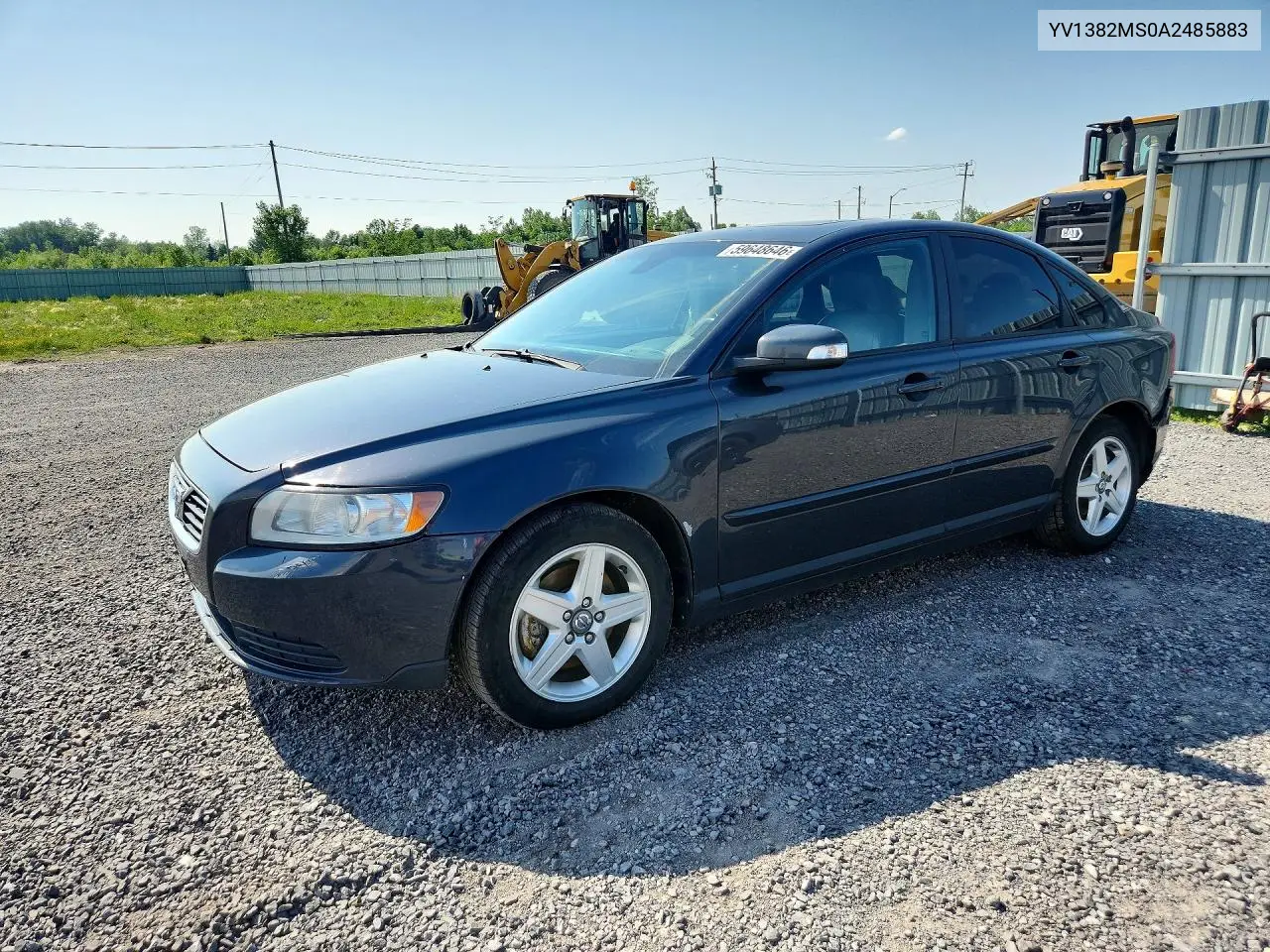 2010 Volvo S40 2.4I VIN: YV1382MS0A2485883 Lot: 59648646