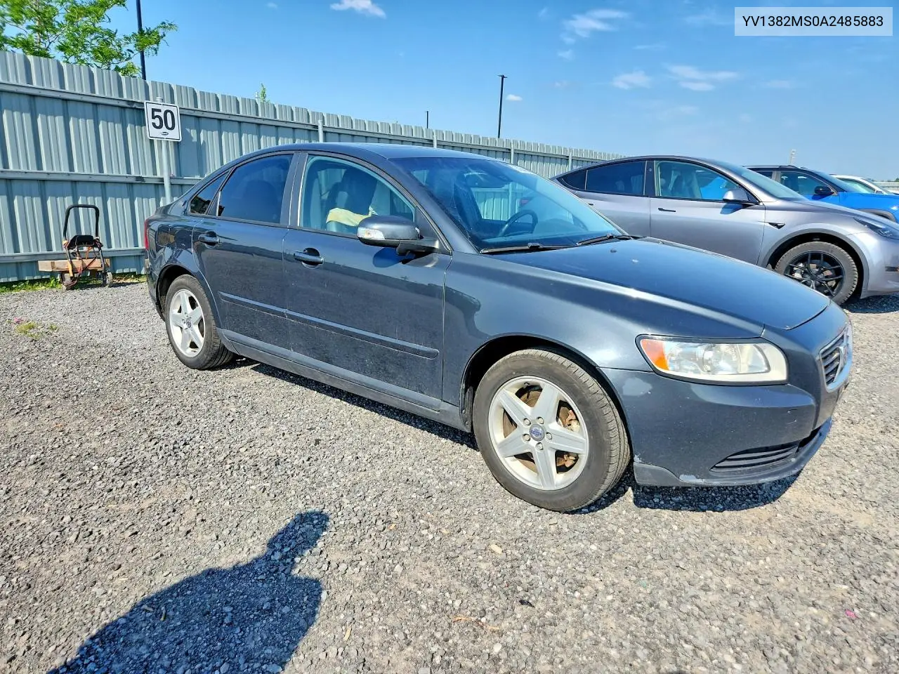 2010 Volvo S40 2.4I VIN: YV1382MS0A2485883 Lot: 59648646