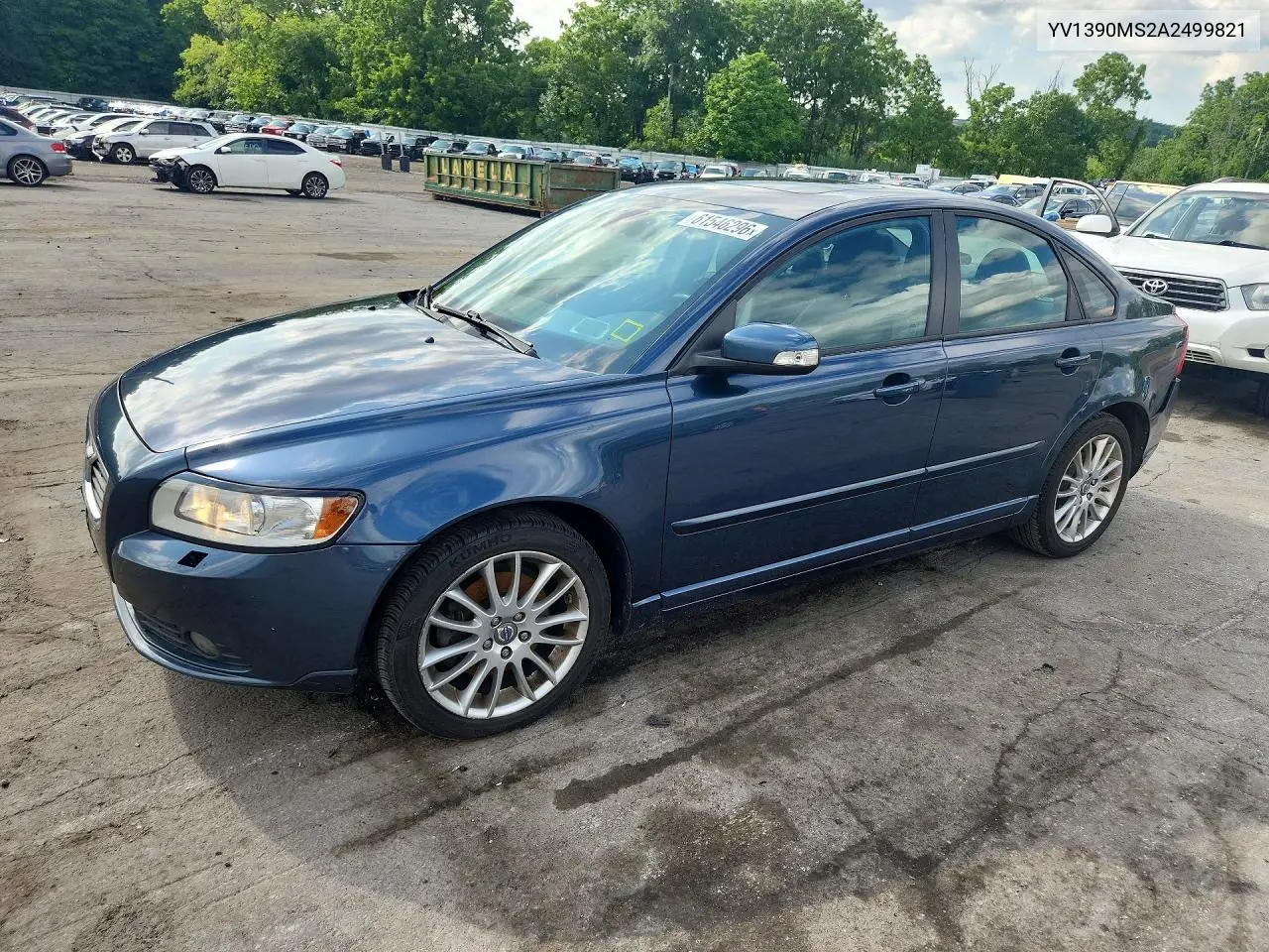 2010 Volvo S40 2.4I VIN: YV1390MS2A2499821 Lot: 61546296