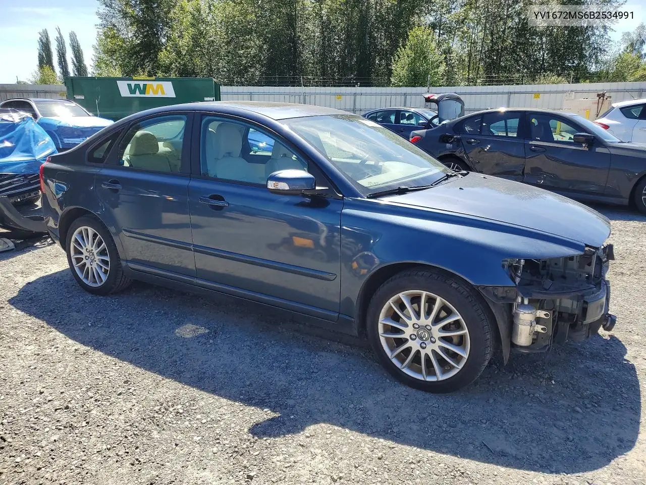 2011 Volvo S40 T5 VIN: YV1672MS6B2534991 Lot: 57422996