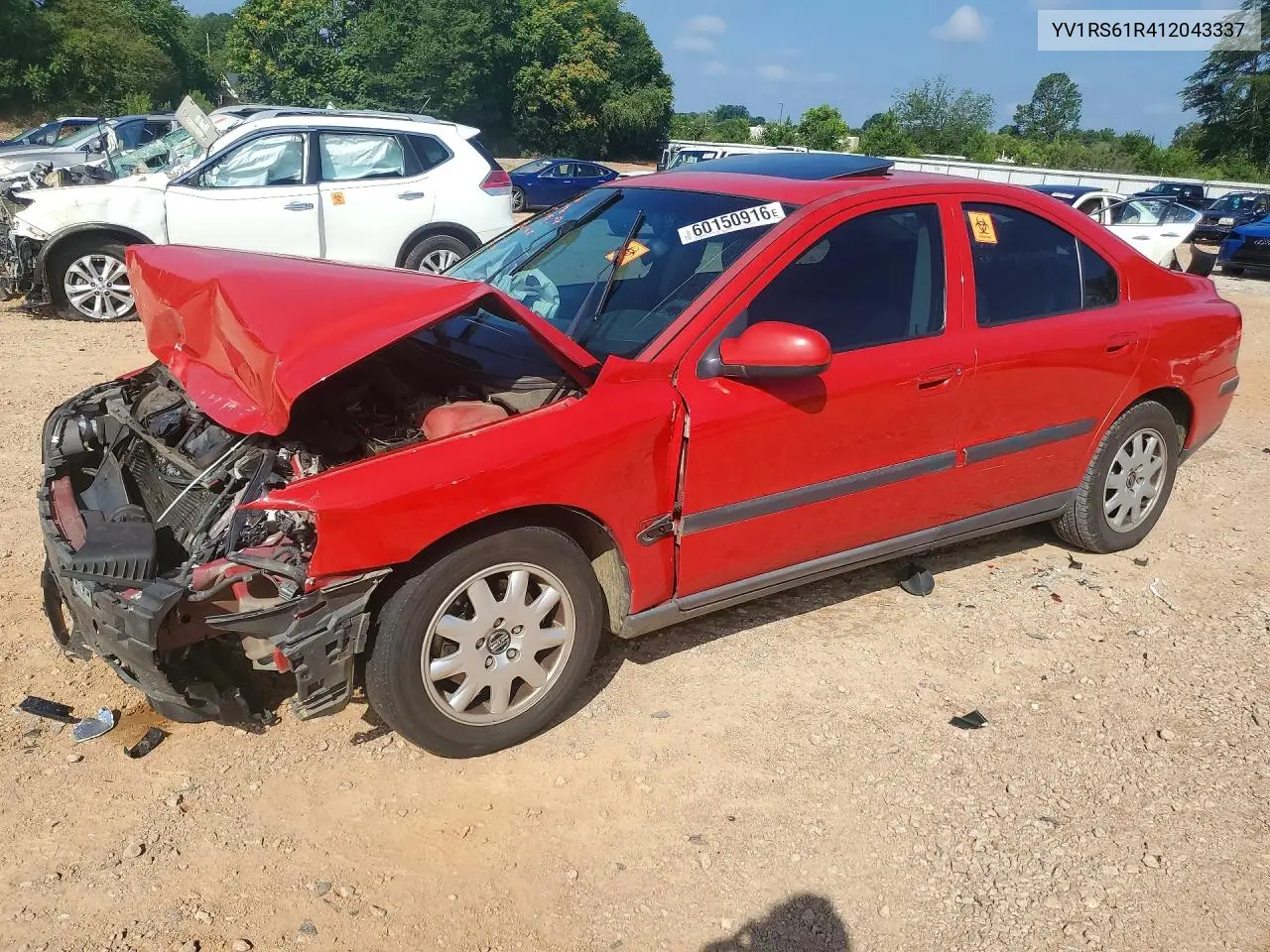 2001 Volvo S60 VIN: YV1RS61R412043337 Lot: 60150916