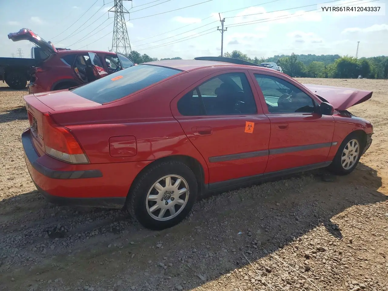 2001 Volvo S60 VIN: YV1RS61R412043337 Lot: 60150916