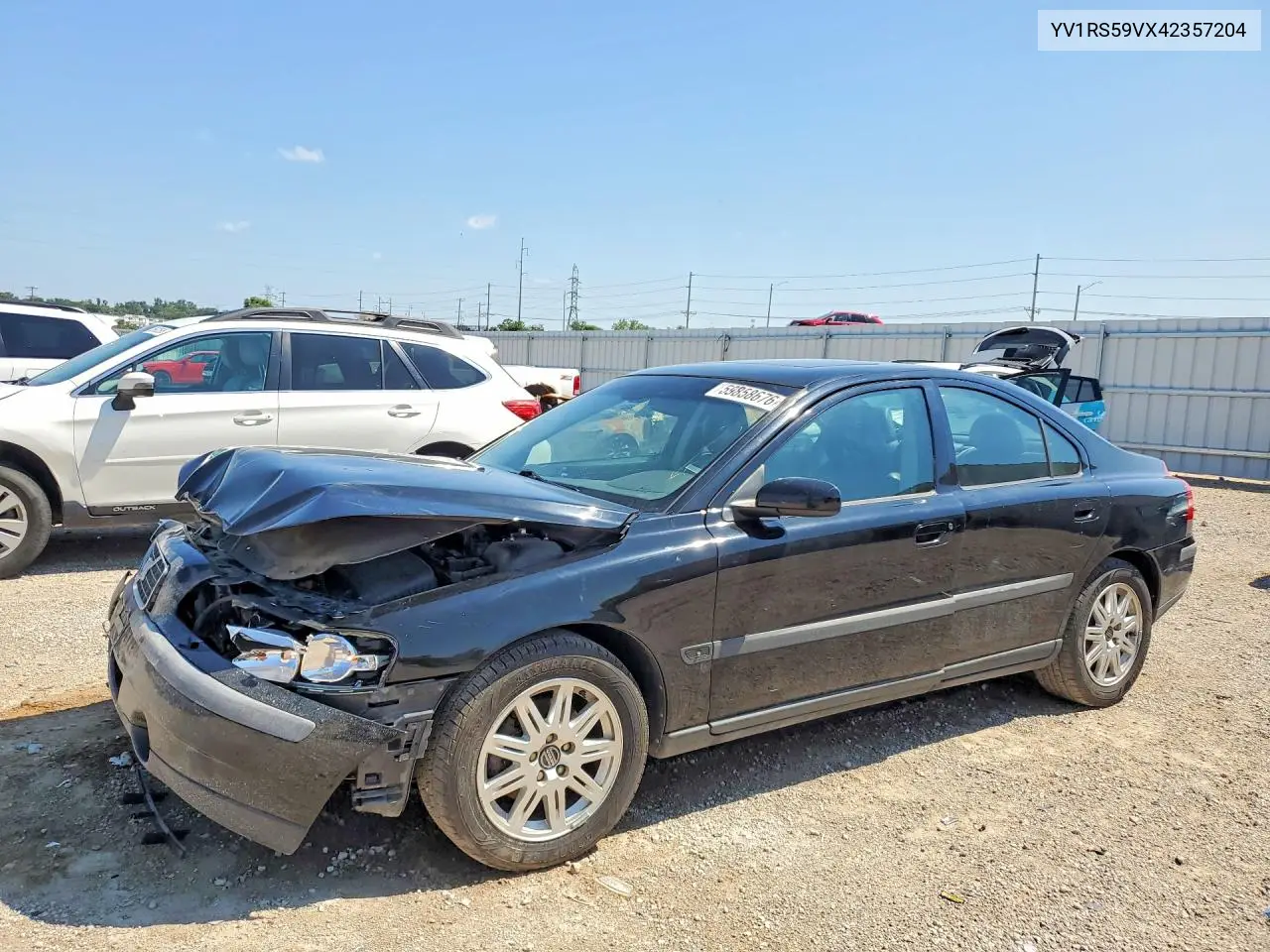 2004 Volvo S60 2.5T VIN: YV1RS59VX42357204 Lot: 59858676
