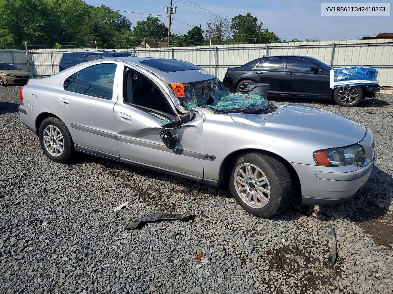 2004 Volvo S60 VIN: YV1RS61T342410373 Lot: 60500796