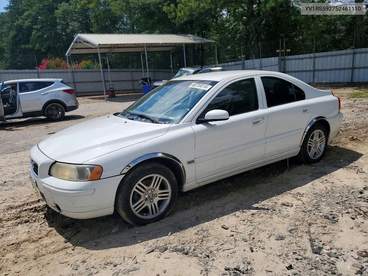 2005 Volvo S60 2.5T VIN: YV1RS592752461110 Lot: 60759516