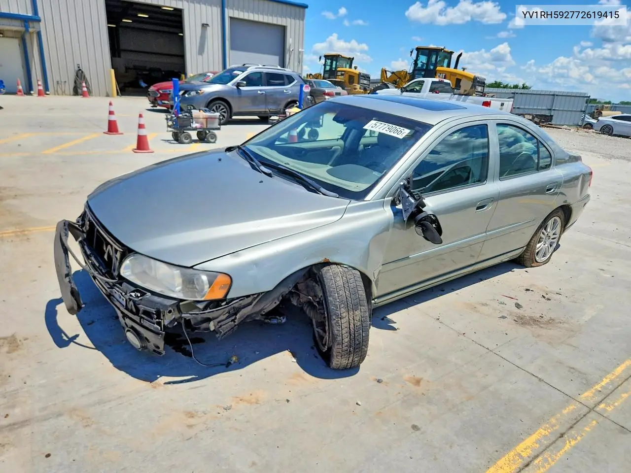 2007 Volvo S60 2.5T VIN: YV1RH592772619415 Lot: 57779066