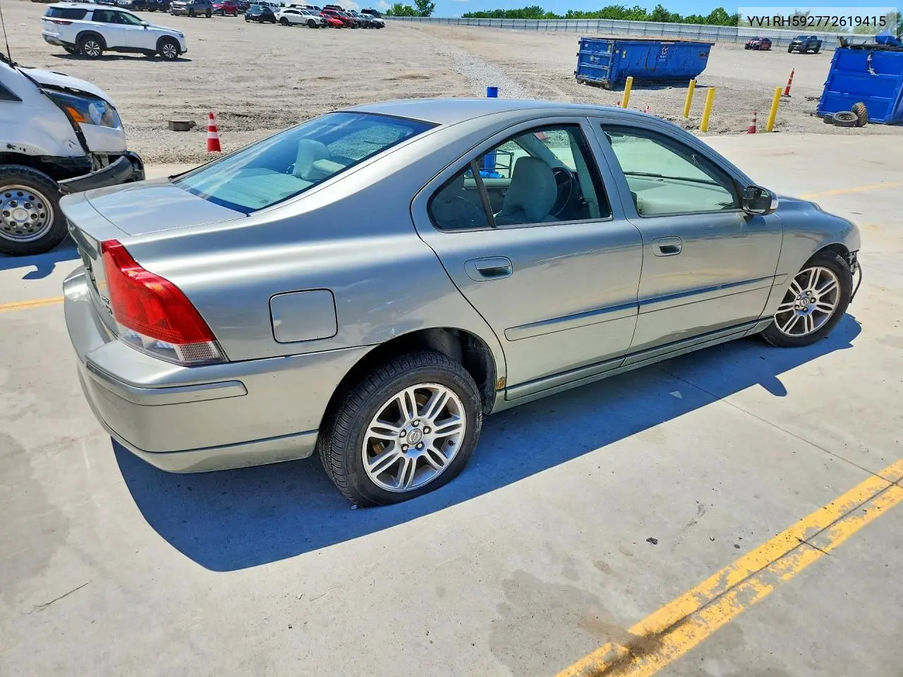2007 Volvo S60 2.5T VIN: YV1RH592772619415 Lot: 57779066
