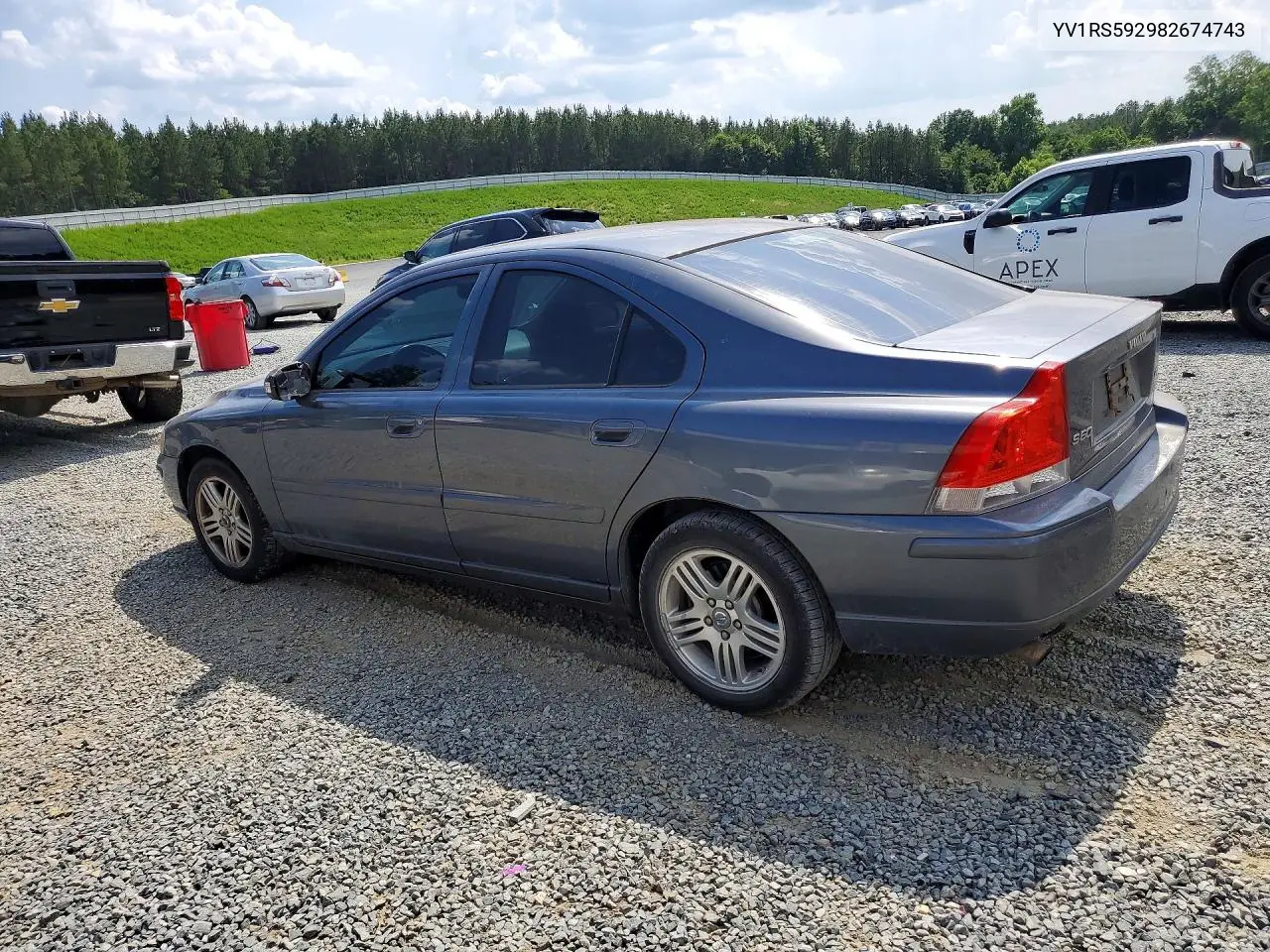 2008 Volv S60 VIN: YV1RS592982674743 Lot: 57208006