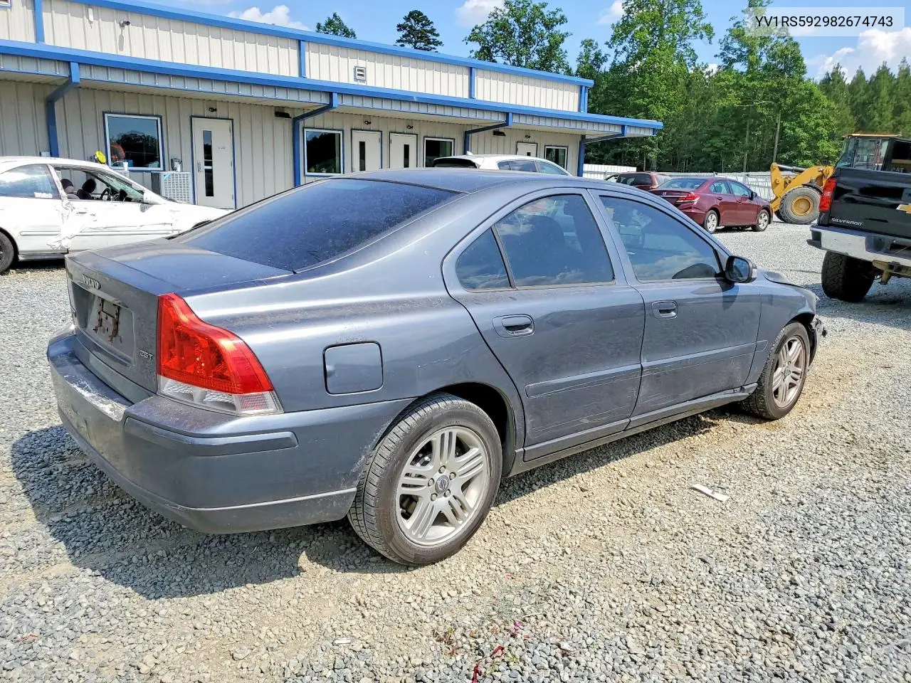 2008 Volv S60 VIN: YV1RS592982674743 Lot: 57208006