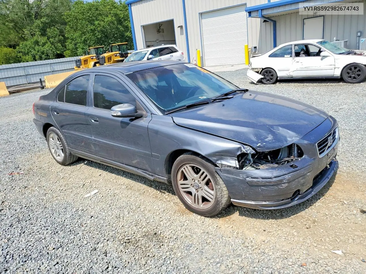 2008 Volv S60 VIN: YV1RS592982674743 Lot: 57208006
