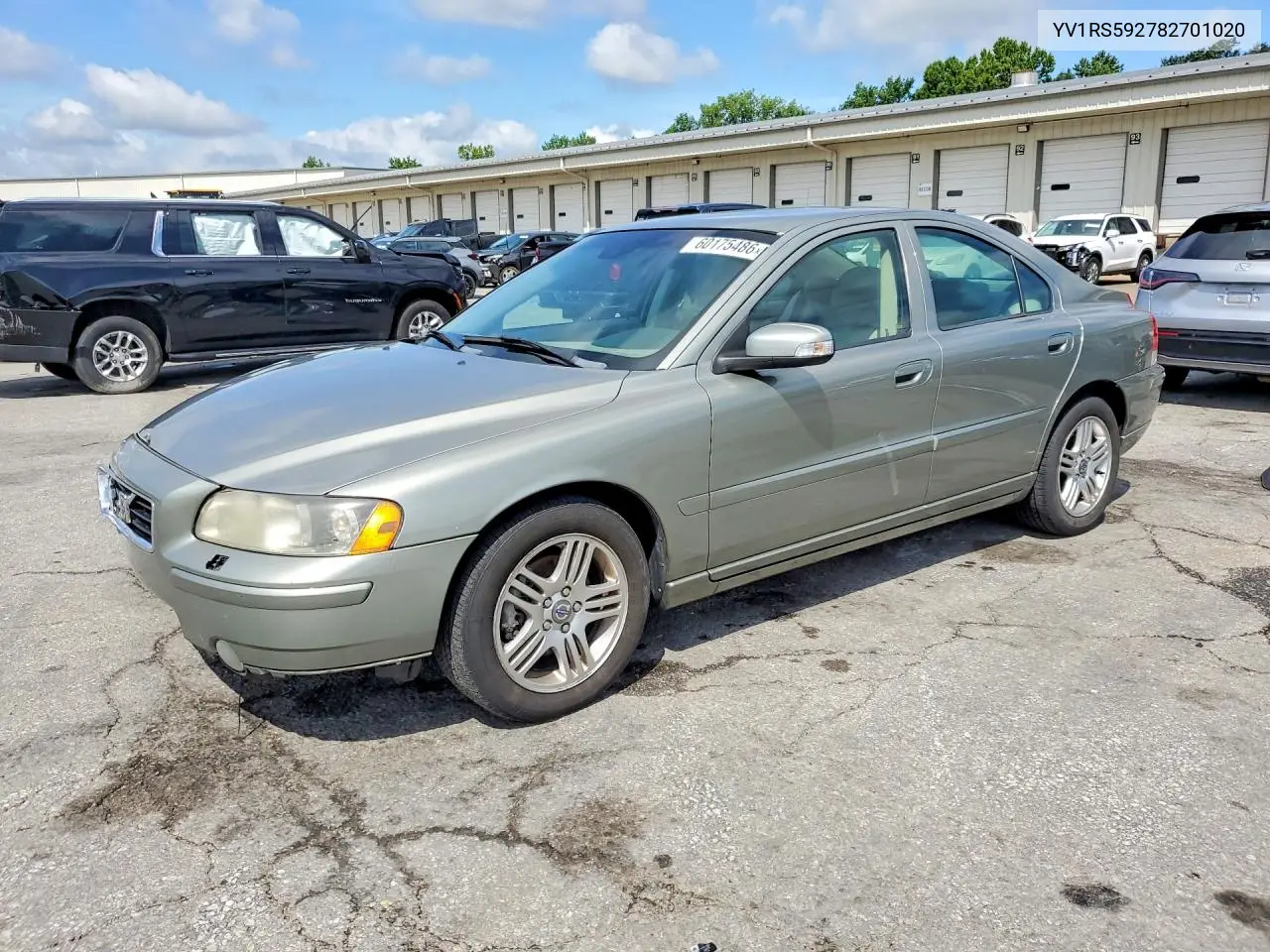 2008 Volvo S60 2.5T VIN: YV1RS592782701020 Lot: 60175486