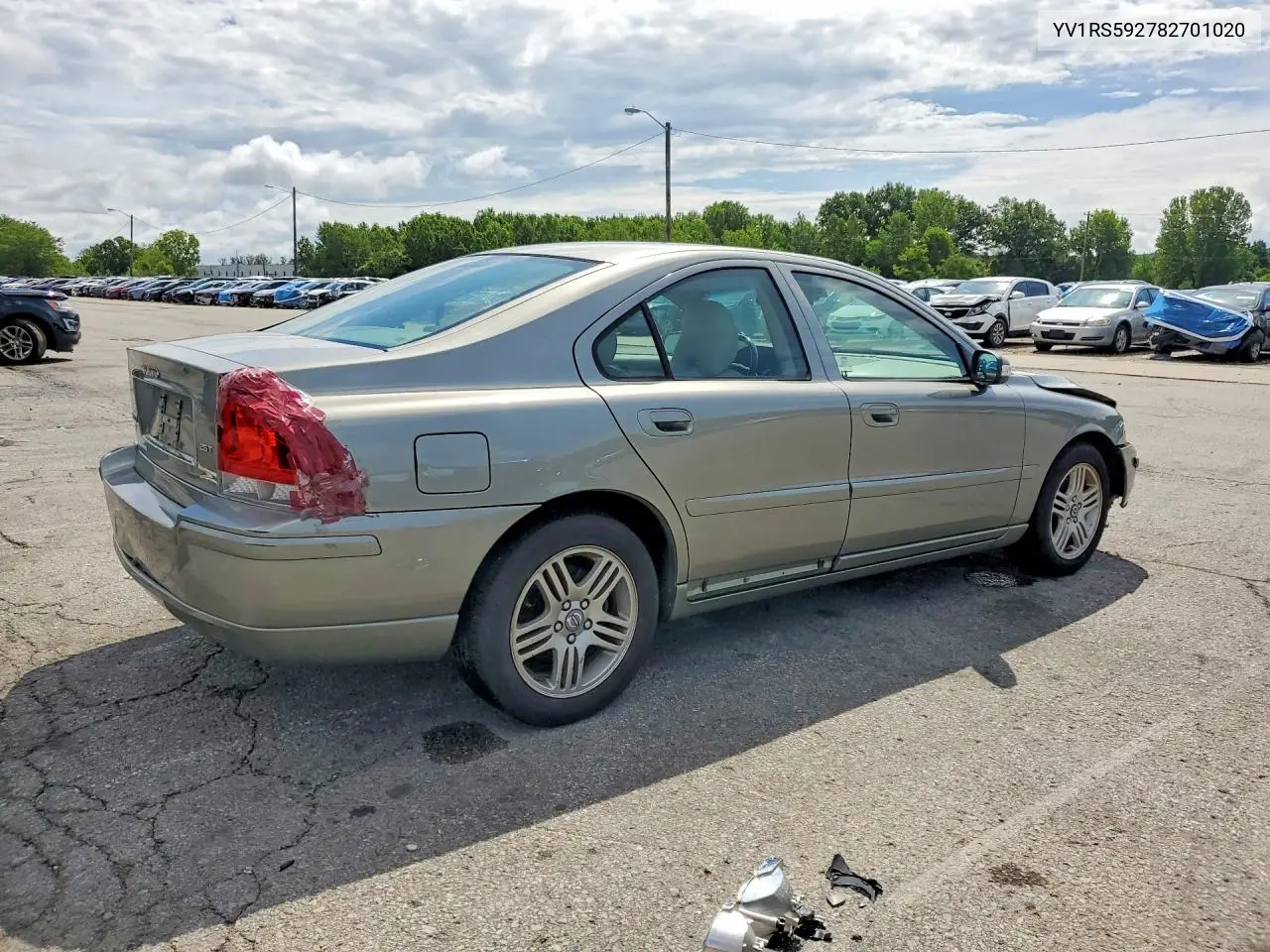 2008 Volvo S60 2.5T VIN: YV1RS592782701020 Lot: 60175486
