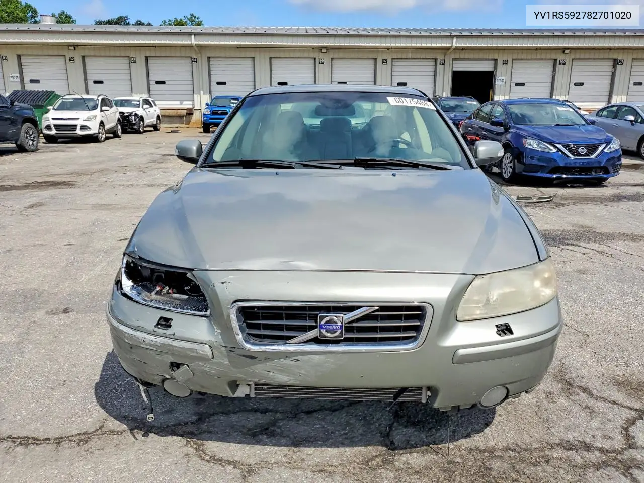 2008 Volvo S60 2.5T VIN: YV1RS592782701020 Lot: 60175486