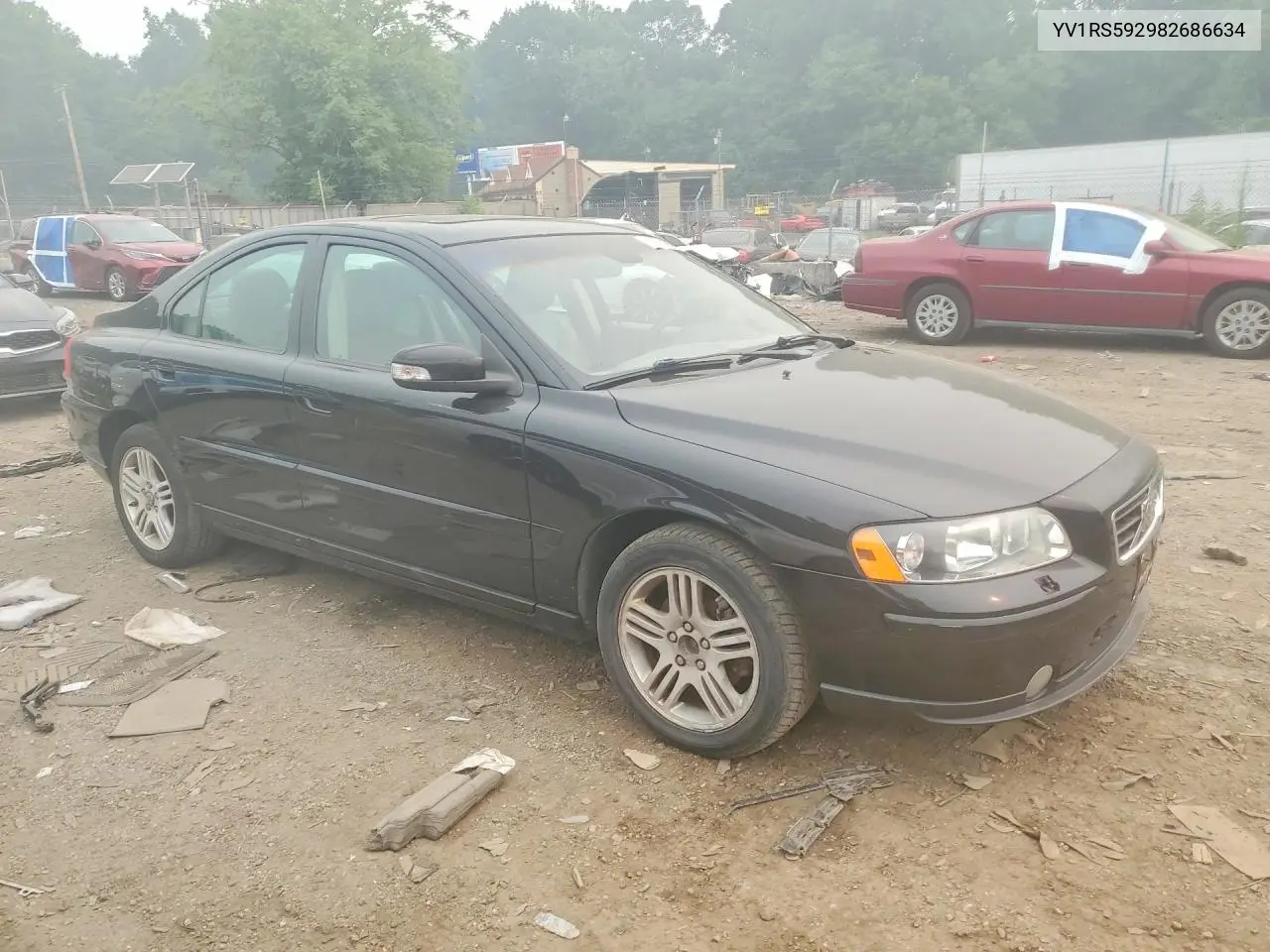 2008 Volvo S60 2.5T VIN: YV1RS592982686634 Lot: 61527436