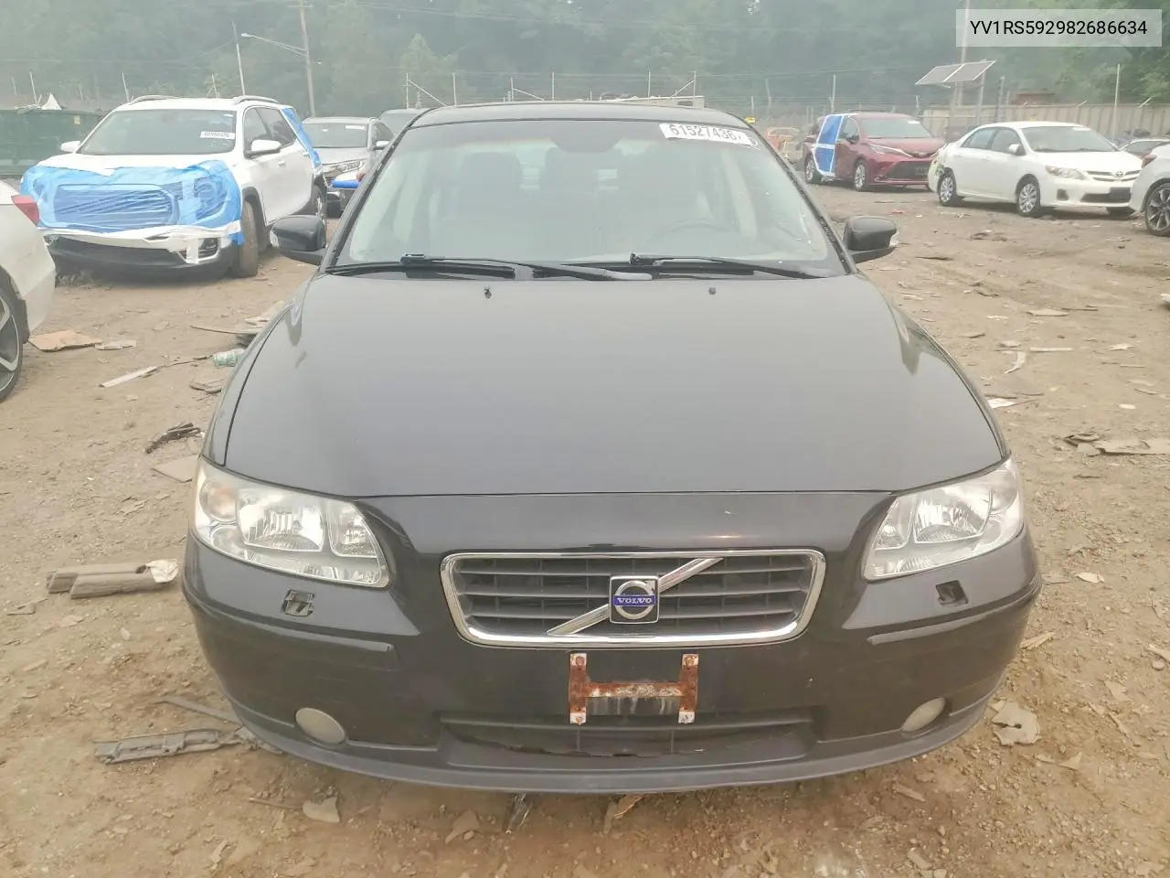 2008 Volvo S60 2.5T VIN: YV1RS592982686634 Lot: 61527436